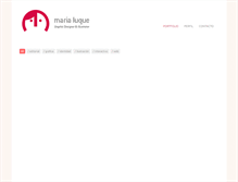 Tablet Screenshot of marialuque.com